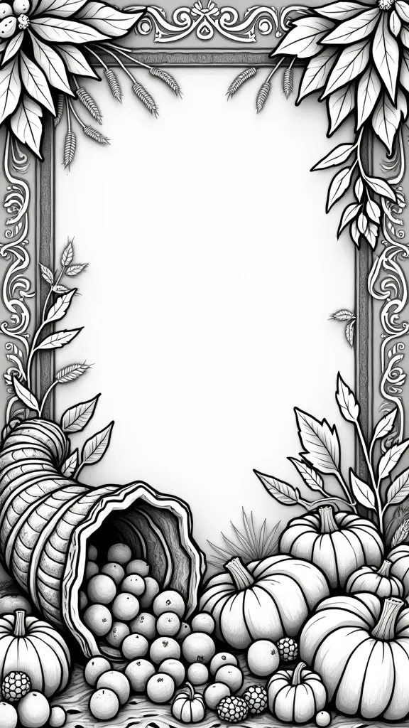 free thanksgiving adult coloring pages